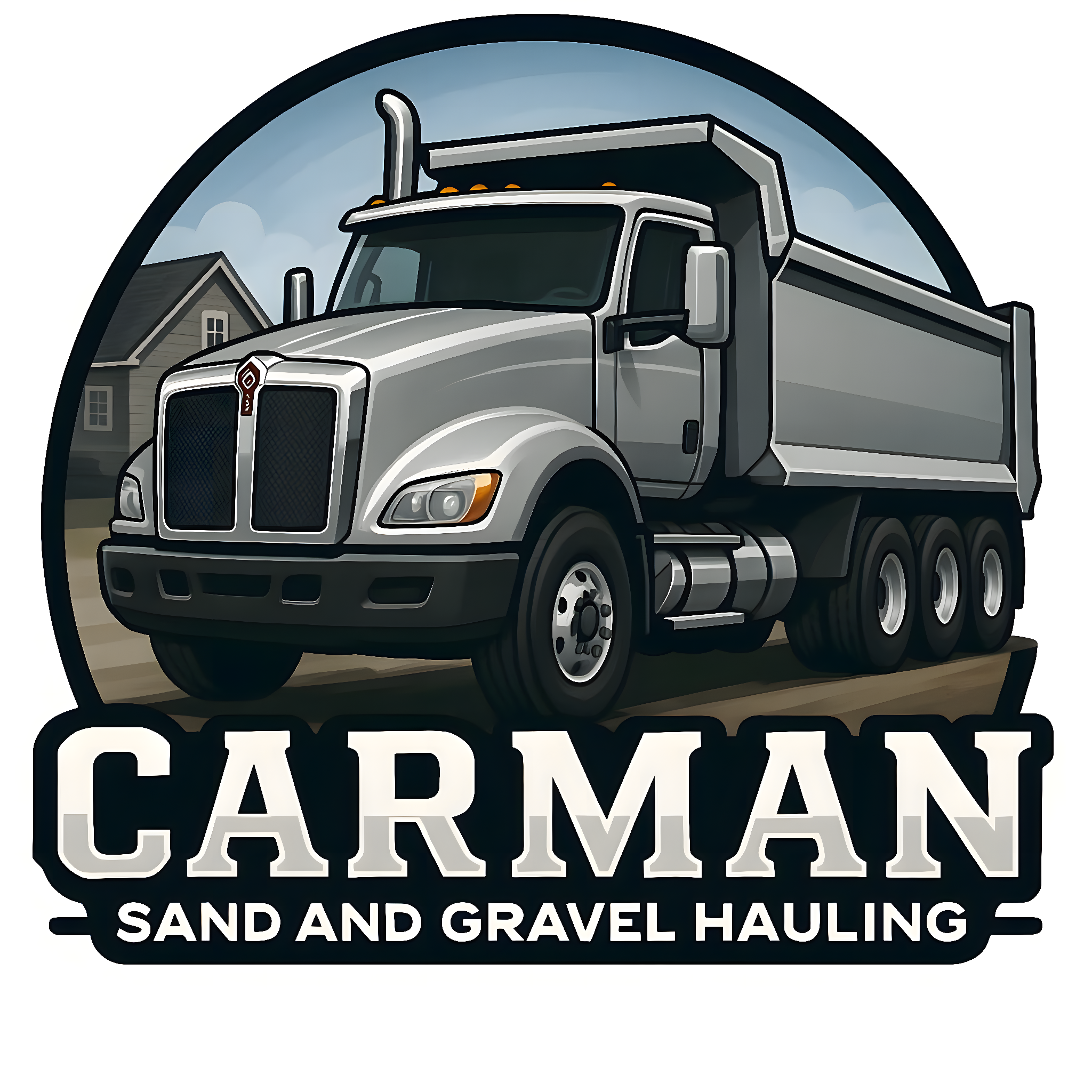 Carman Sand and Gravel Hauling logo