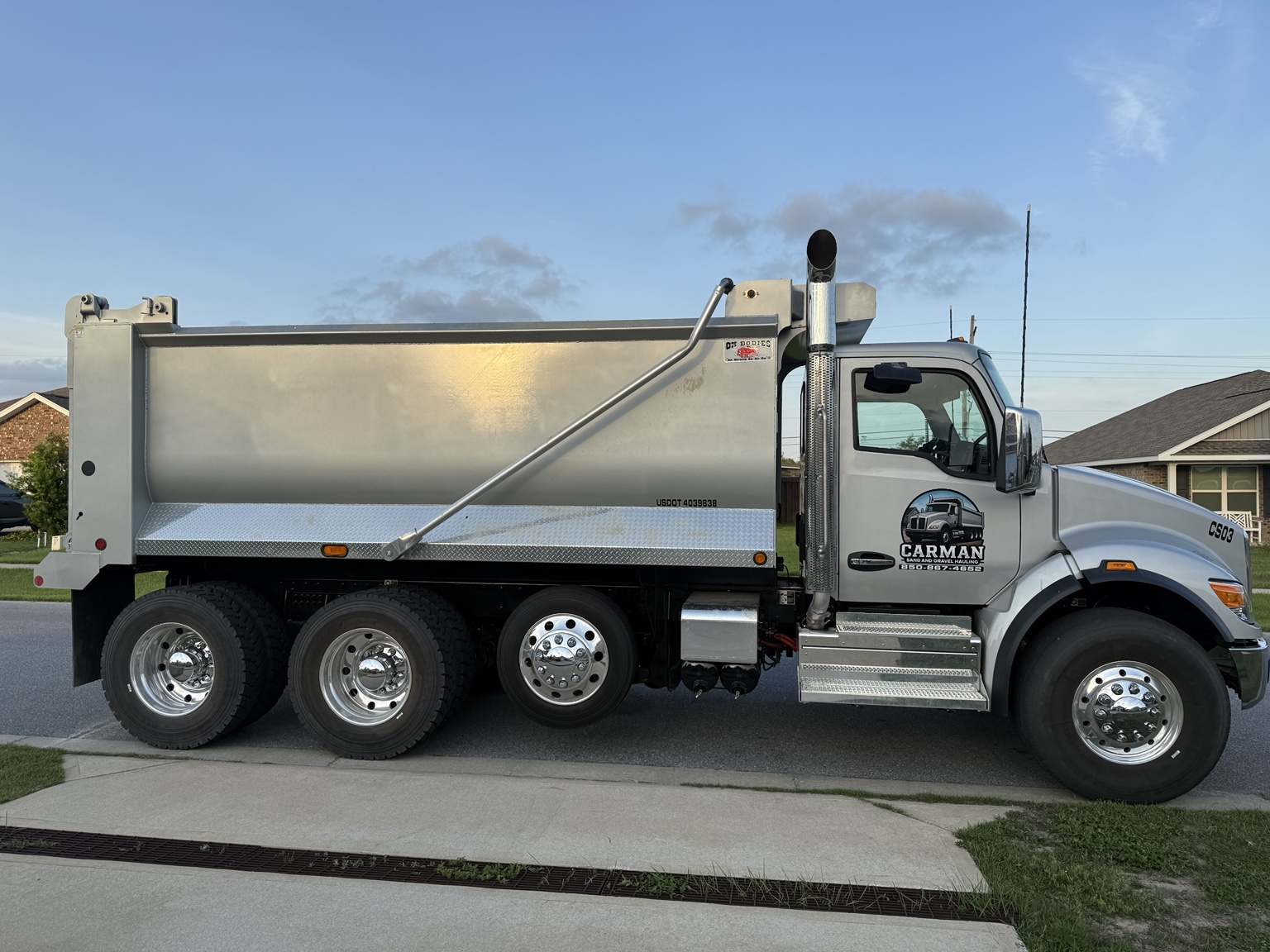 Carman Sand and Gravel dump truck